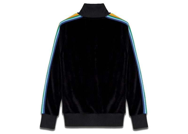 Palm Angels Rainbow Track Jacket Black