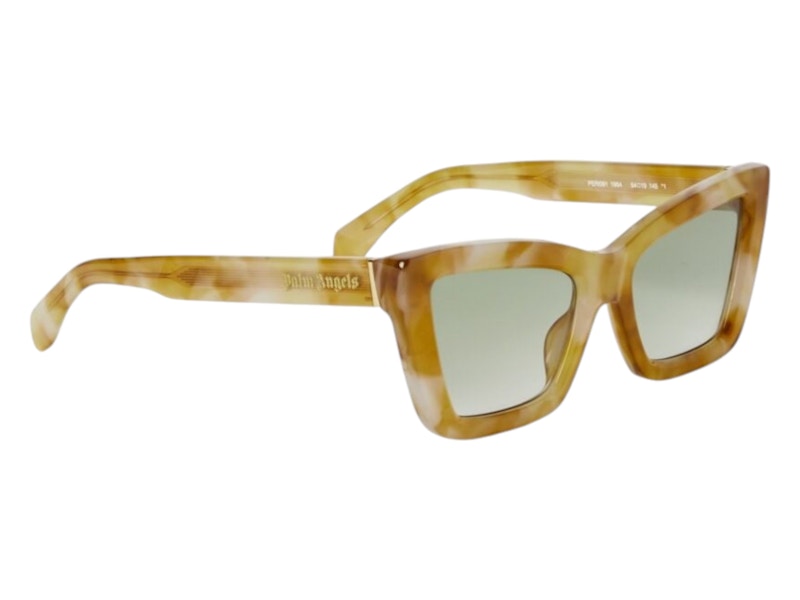 Palm Angels Roseville Sunglasses Havana Gradient Green (PERI091F24PLA0011954)