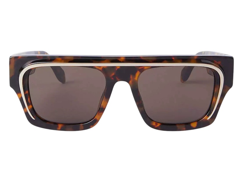 Palm Angels Salton Sunglasses Havana Brown (PERI061S24PLA0016064)