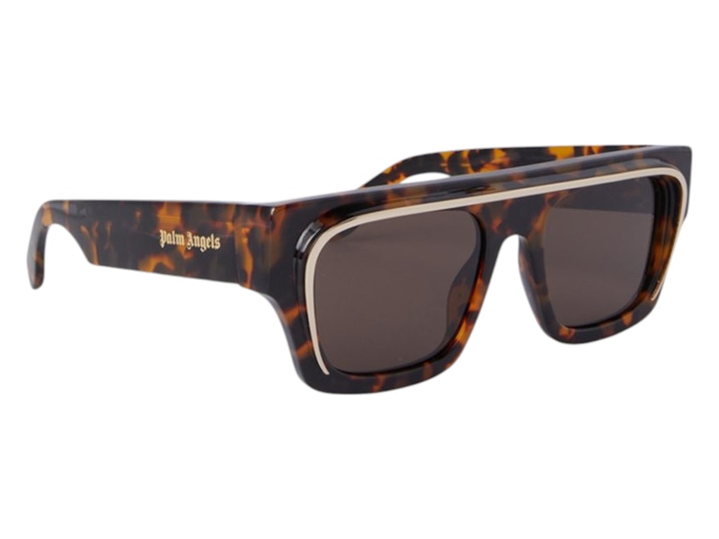 Palm Angels Salton Sunglasses Havana Brown (PERI061S24PLA0016064)