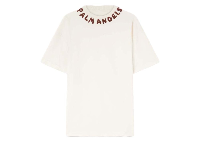 Palm Angels Seasonal Logo T-Shirt White/Red