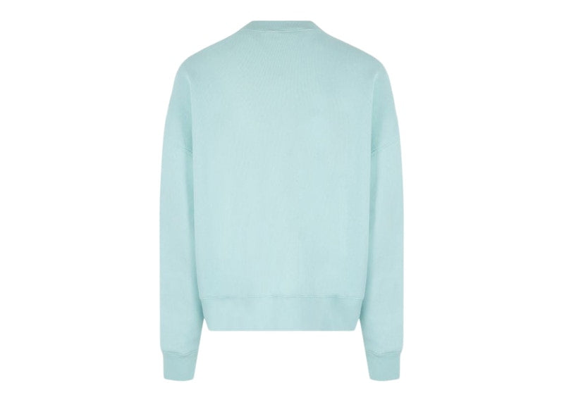 Palm Angels Shark Crewneck Sweater Light Blue/White