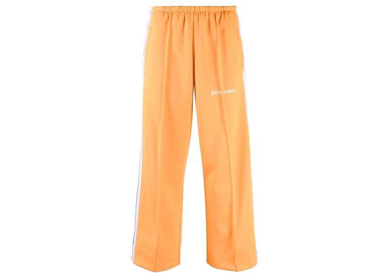 Palm Angels Side Stripe Cropped Track Pants Orange