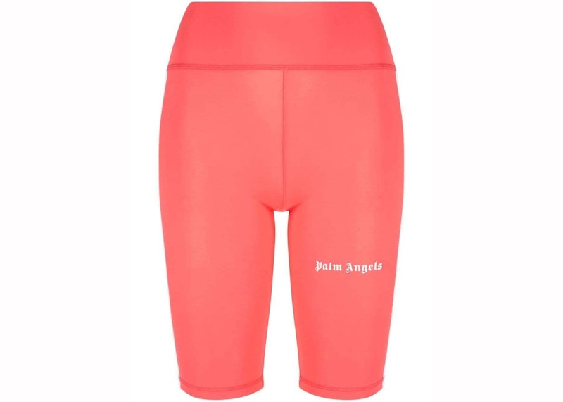Palm Angels Side Stripe Cycling Shorts Peach