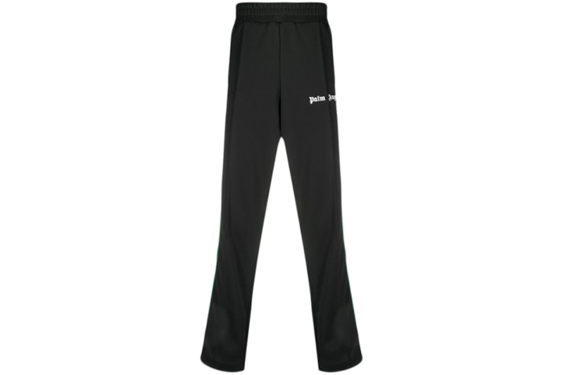 Palm Angels Side Stripe Track Straight Fit Pants Black/Green/Red
