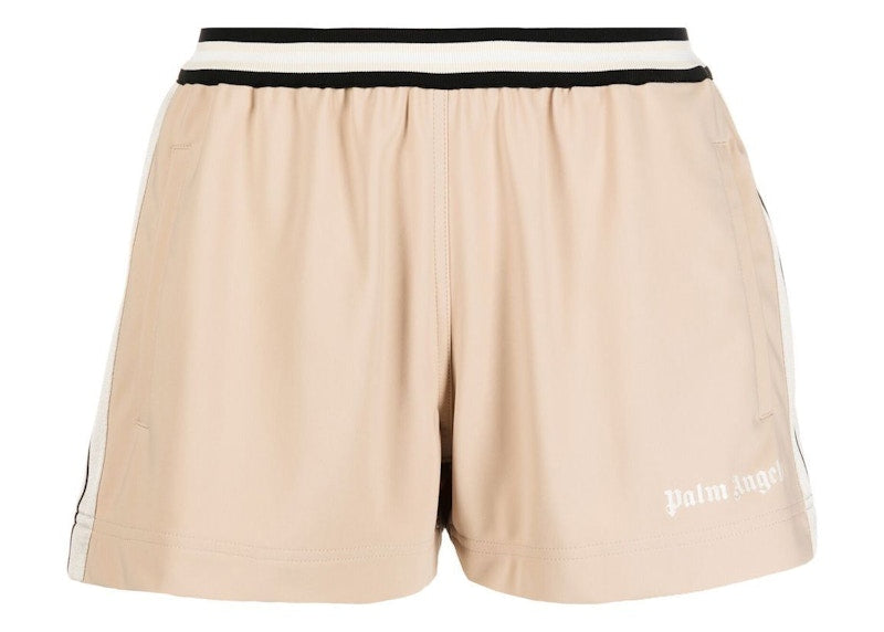 Palm Angels Side Stripe Track Shorts Peach Orange