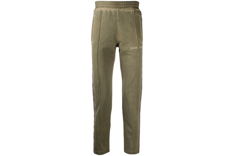 Palm Angels Slim Fit Side Stripe Track Pants Rice Brown