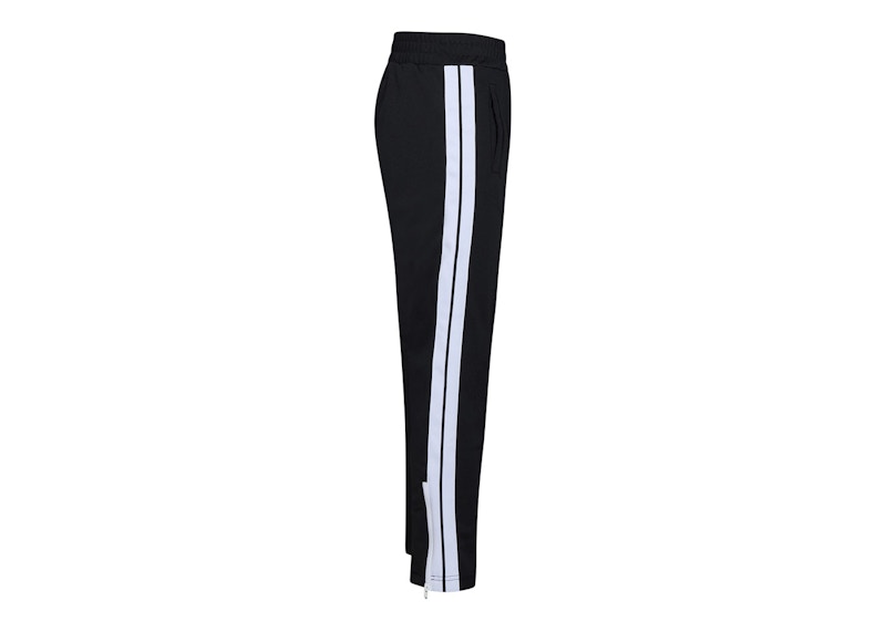 Palm Angels Slim Fit Trackpants Black/White