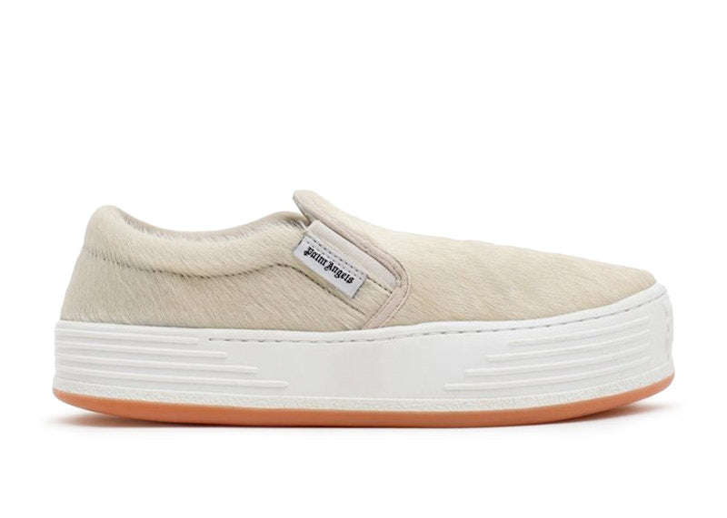 Palm Angels Snow Low Slip-On Pony Cream White Orange