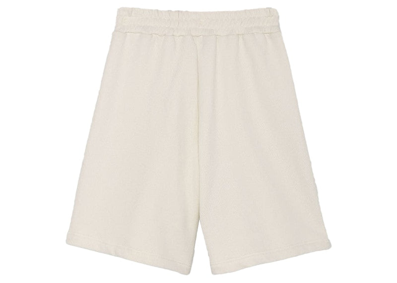 Palm Angels Spray Heart Shorts Off White