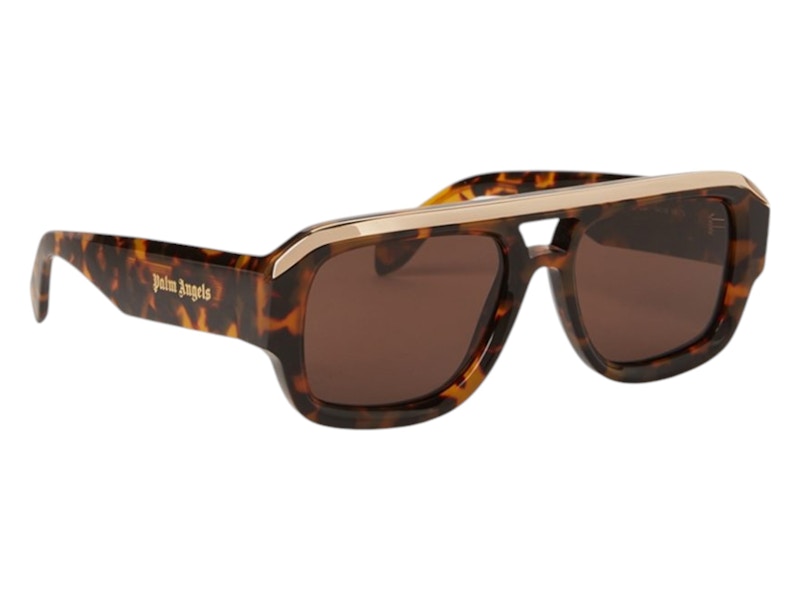 Palm Angels Stockton Sunglasses Havana Brown (PERI062S24PLA0016064)