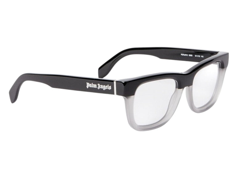 Palm Angels Style 12 Eyeglasses Black Grey Clear Lens (PERJ012S25PLA0010900)