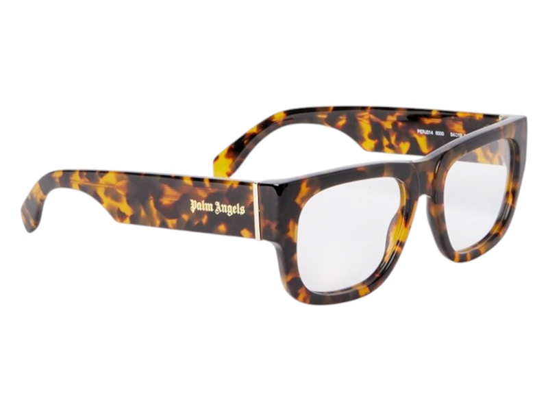 Palm Angels Style 14 Eyeglasses Havana Clear Lens (PERJ014S25PLA0016000)