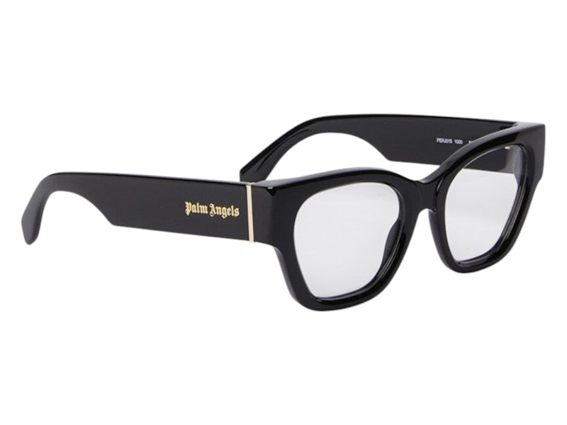 Palm Angels Style 15 Eyeglasses Black Clear Lens (PERJ015S25PLA0011000)