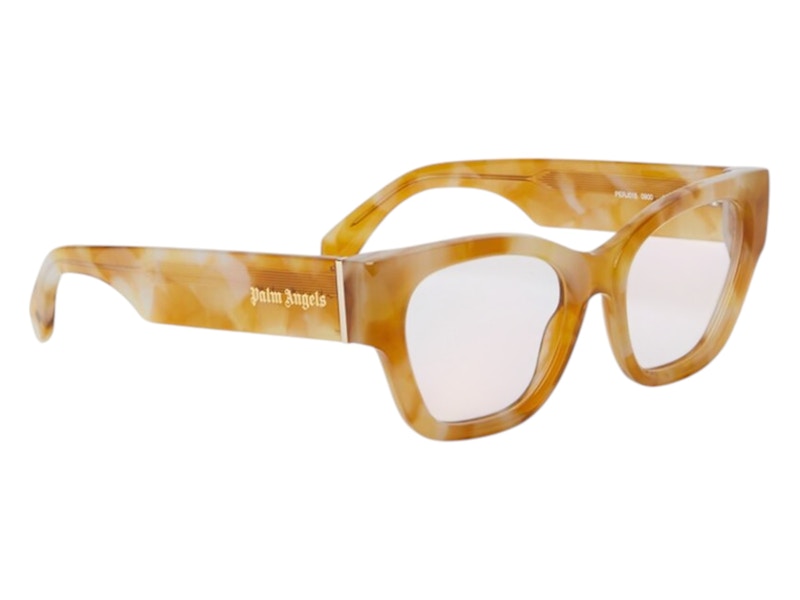 Palm Angels Style 15 Eyeglasses Light Havana Clear Lens (PERJ015S25PLA0010900)