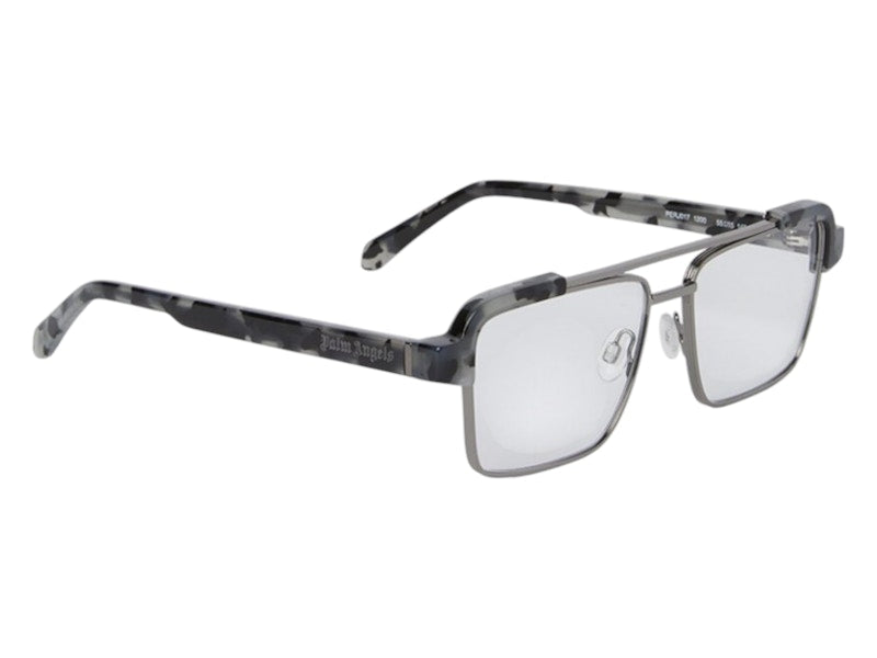 Palm Angels Style 17 Eyeglasses Havana Black Gun Metal Clear Lens (PERJ017S25PLA0011200)