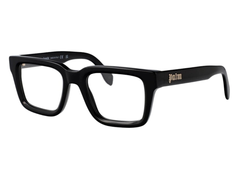 Palm Angels Style 19 Eyeglasses Black Clear Lens (PERJ019S25PLA0011007)