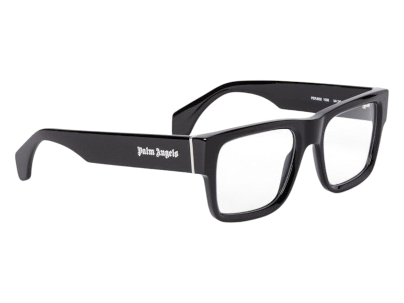 Palm Angels Style 2 Eyeglasses Black Clear Lens (PERJ002F24PLA0011000)