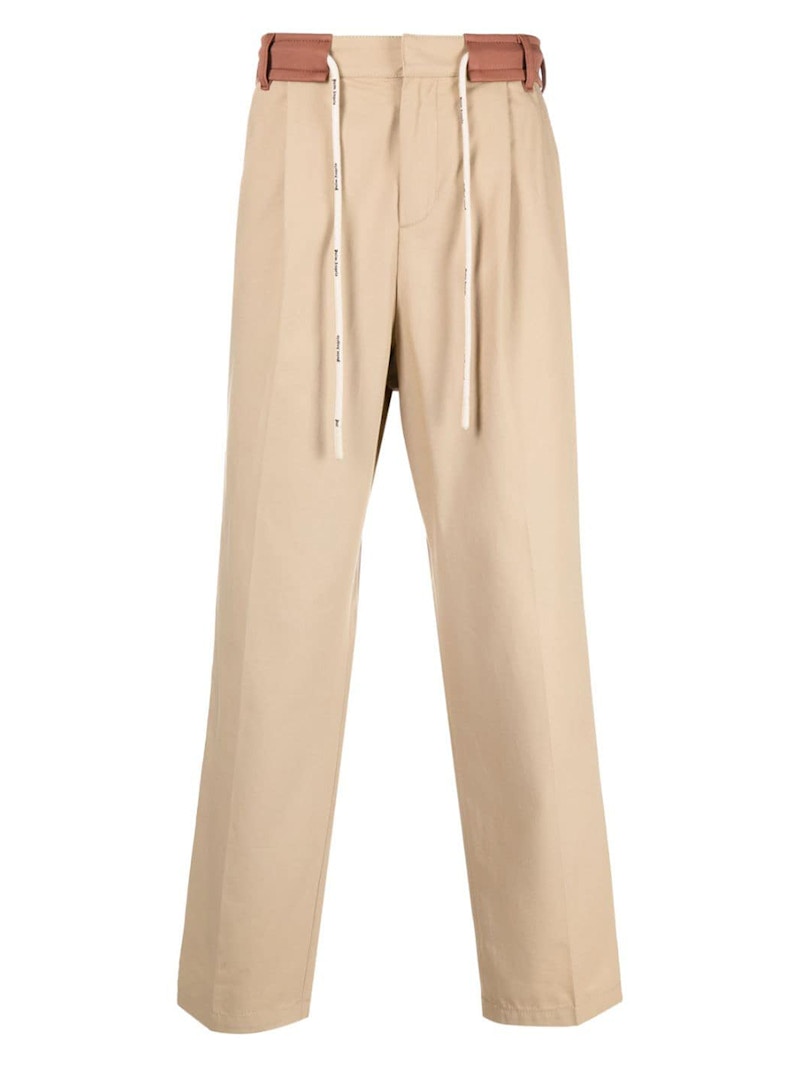 Palm Angels Track Belt Pants Beige/Tan