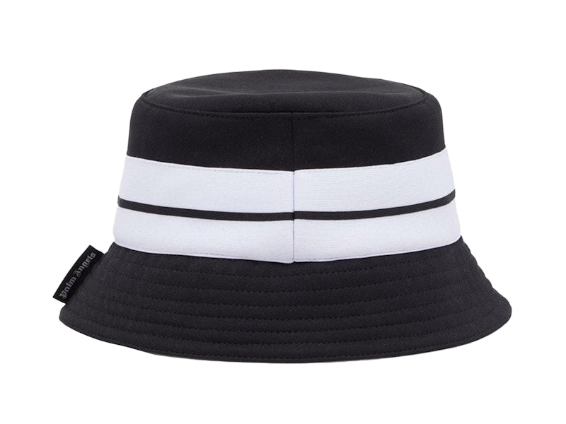 Palm Angels Track Bucket Hat Black/White