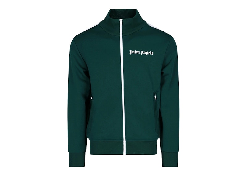 Palm Angels Track Jacket Green/White/Black