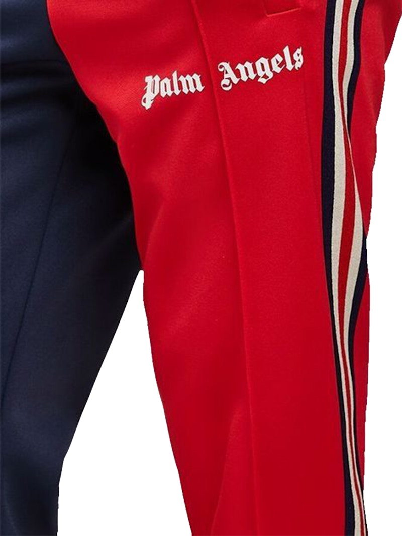 Palm Angels Two Tone Track Pants Navy/Red/Off White