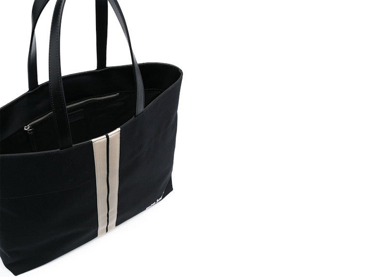 Palm Angels Venice Track Tote Bag Black/Off-white