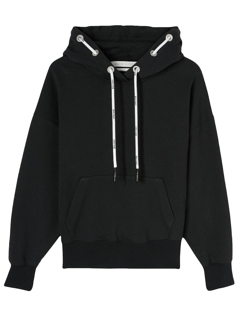 Palm Angels Womens Cord Hoodie Anthracite/Black