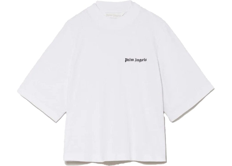 Palm Angels Womens Logo Track T-shirt White