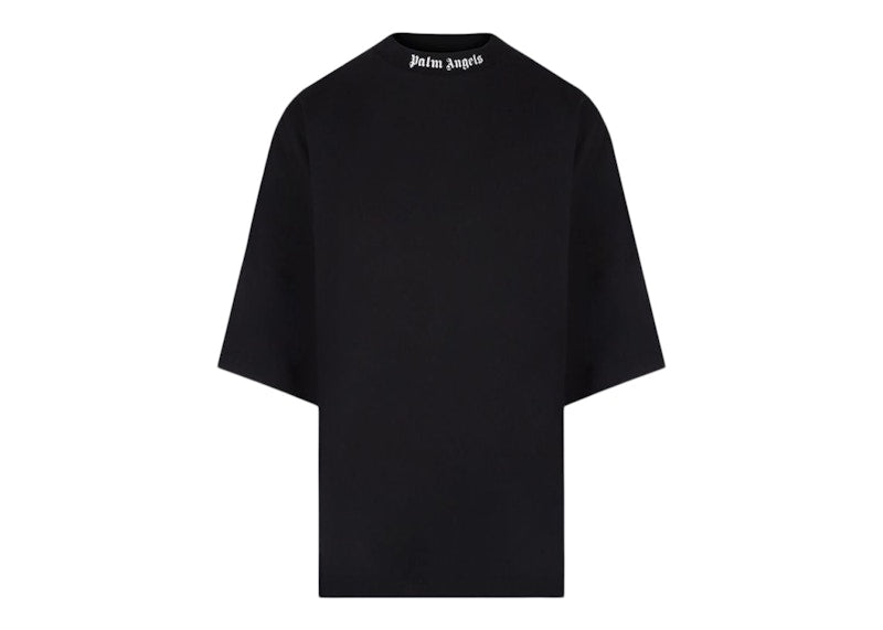 Palm Angels Women's Oversized Rear Logo Print T-Shirt Black/White