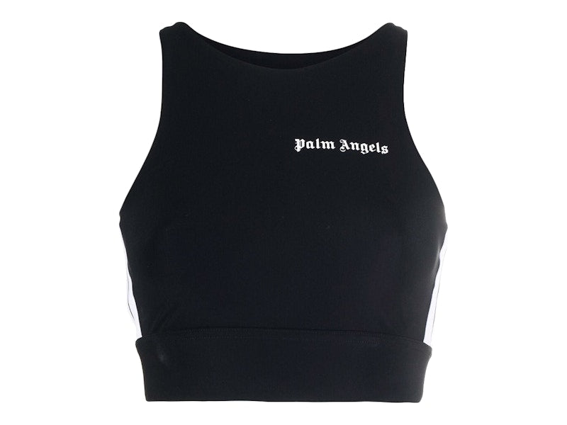 Palm Angels Womens Track Top Black/White