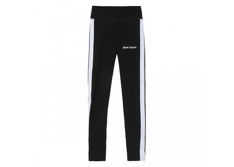Palm Angels Womens Track Training Leggings Black/White