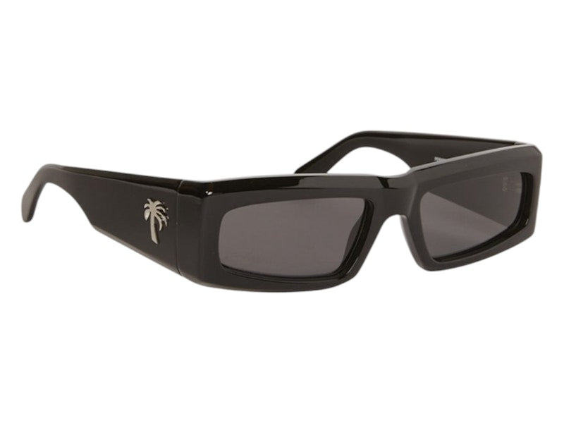 Palm Angels Yreka Sunglasses Black Dark Grey Grey (PERI055S24PLA0011007)