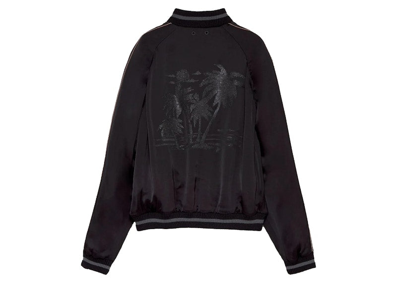Palm Angels x Team Wang Palm Trees Bomber Jacket Black