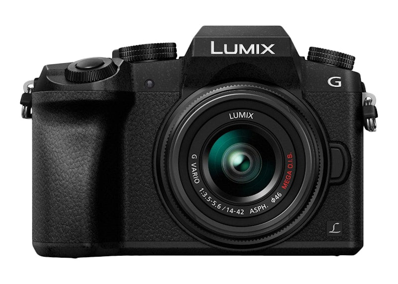 Panasonic LUMIX G7 Interchangeable Lens 4K Ultra HD Black DSLM Camera + 14-42mm Lens DMC-G7KK