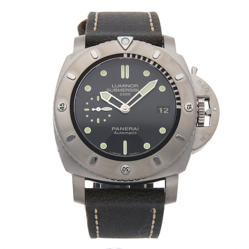 Panerai Luminor 1950 Submersible 2500m Leather Band PAM 364