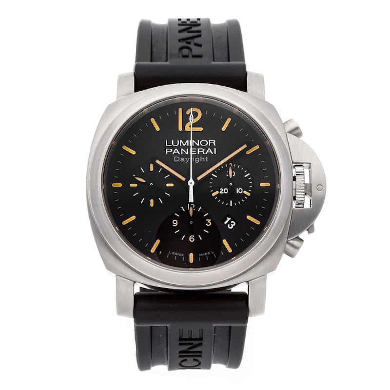 Panerai Luminor Chronograph Daylight Rubber Band PAM 356