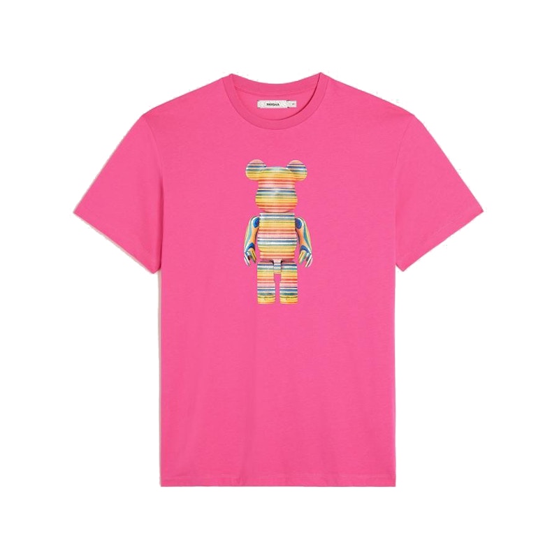 Pangaia x Haroshi x Medicom Toy Recycling Tee Pink
