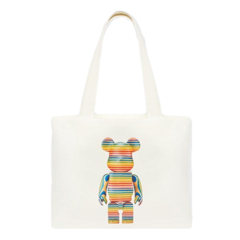 Pangaia x Haroshi x Medicom Toy Tote Bag Off White