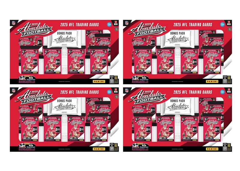 Panini Absolute Football Box 4x Lot (Sam's Club Exclusive)