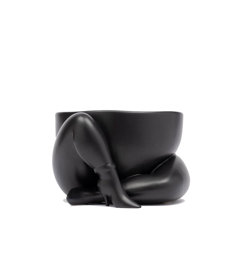 Parra x Case Studyo "A High Heeled Two Legged Planter" Black