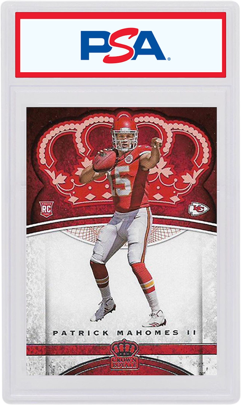 Patrick Mahomes 2017 Panini Crown Royale Rookie #84 (PSA or BGS Graded)