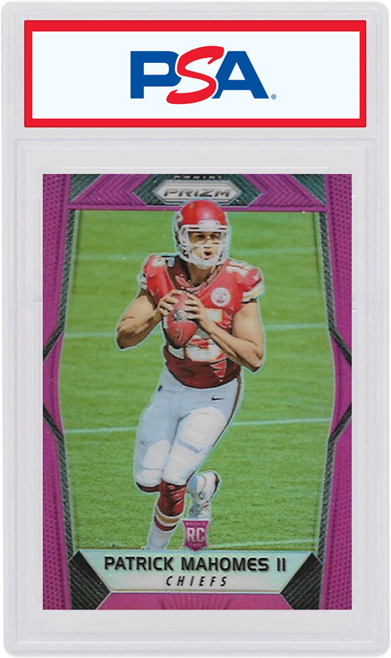 Patrick Mahomes 2017 Panini Prizm Rookie Pink #269 (PSA or BGS Graded)