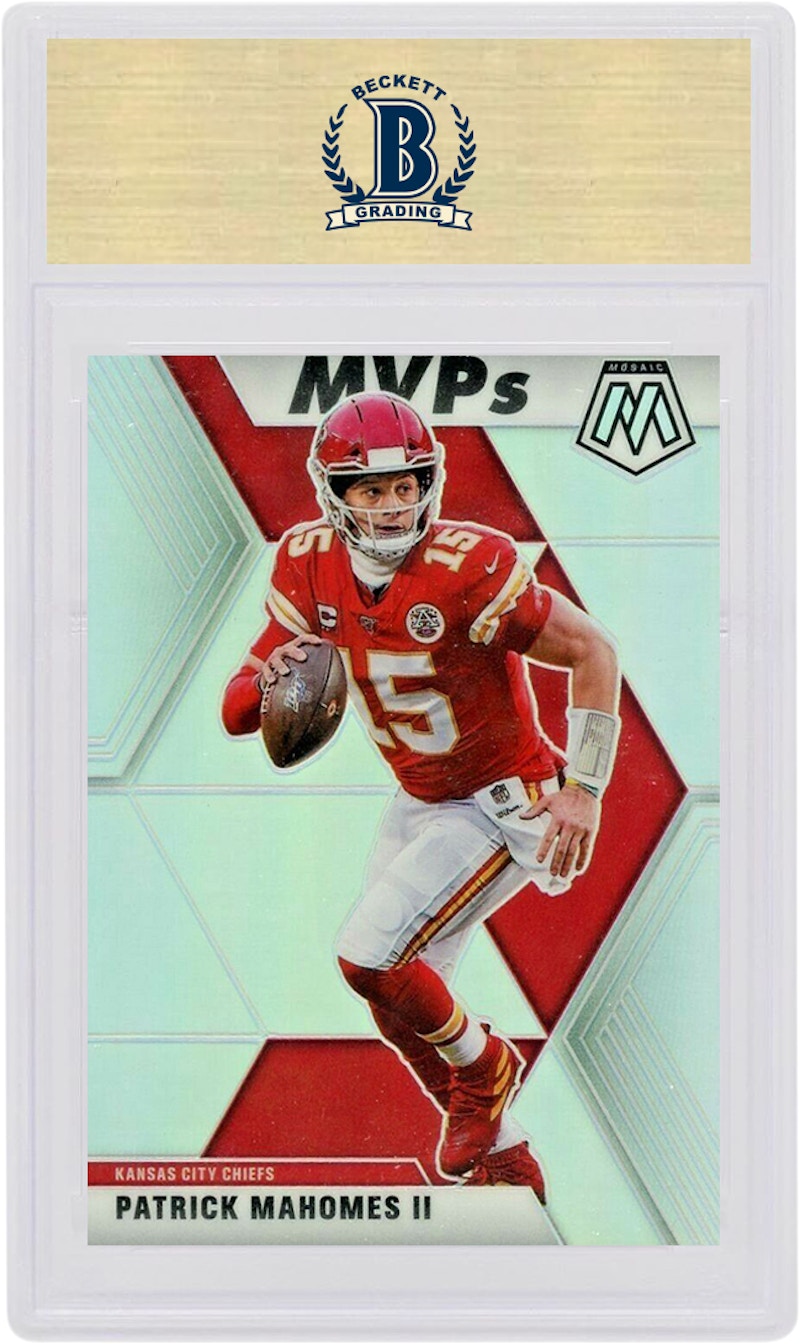 Patrick Mahomes 2020 Panini Mosaic MVP Silver #297 (PSA or BGS Graded)