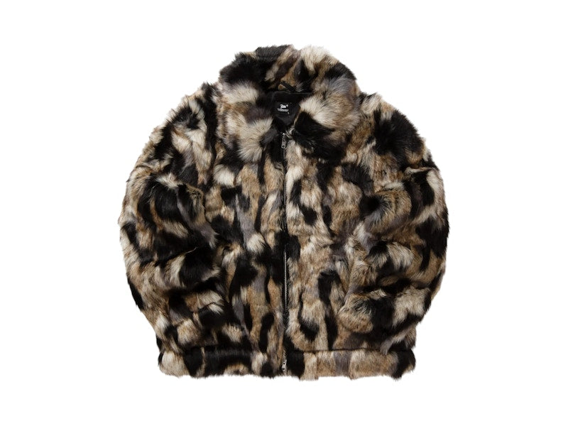 Patta Faux Fur Patchwork Jacket Multi