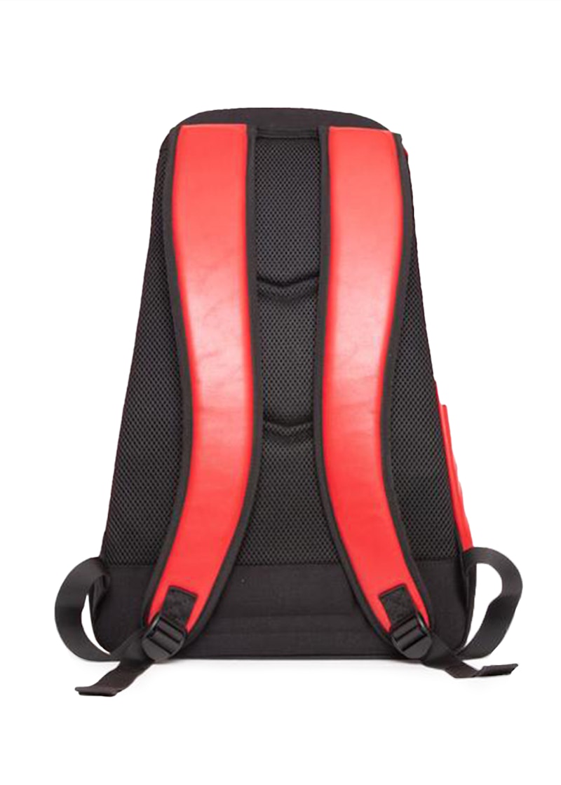Patta Faux Leather Backpack High Risk Red