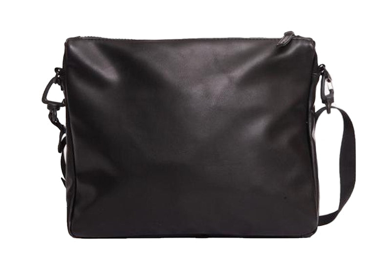 Patta Faux Leather Shoulder Bag Black