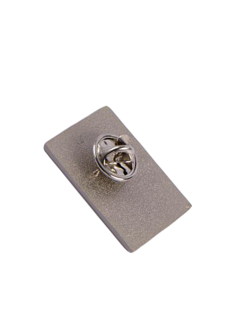 Patta Soundsystem x Smib Beware Enamel Pin Misty Nickel