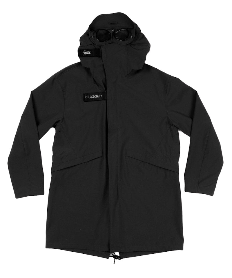 Patta x C.P. Company Fishtail Parka Black