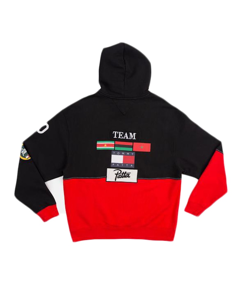 Patta x Tommy Jeans Hooded Sweatshirt Black/High Risk Red